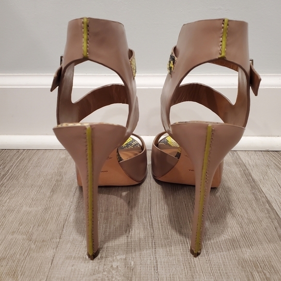 NEW Rachel Roy Devyn Snake-Print Strappy Sandal - Picture 4 of 8